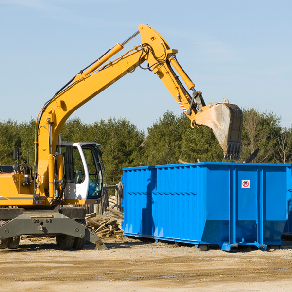 how many times can i have a residential dumpster rental emptied in Iron City